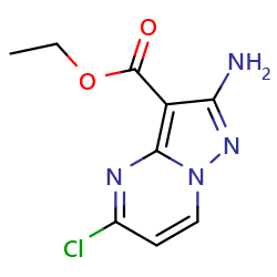 ethyl2-amino-5-chloropyrazolo[1,5-a]pyrimidine-3-carboxylate图片