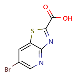 6-bromo-[1,3]thiazolo[4,5-b]pyridine-2-carboxylicacid图片