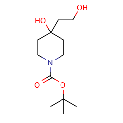 tert-butyl4-hydroxy-4-(2-hydroxyethyl)piperidine-1-carboxylate图片