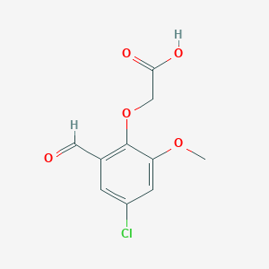 (4-Chloro-2-formyl-6-methoxyphenoxy)acetic Acid图片