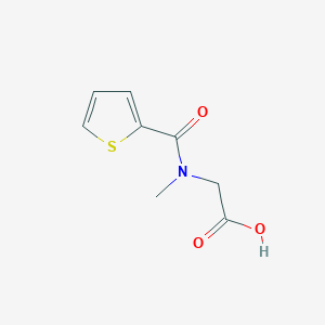 2-(N-methyl-1-thiophen-2-ylformamido)acetic Acid图片