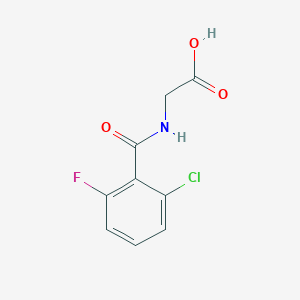 2-[(2-Chloro-6-fluorophenyl)formamido]acetic Acid图片