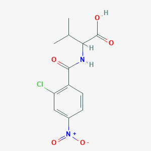2-[(2-chloro-4-nitrophenyl)formamido]-3-methylbutanoic acid图片