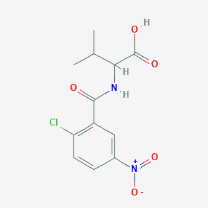 2-[(2-chloro-5-nitrophenyl)formamido]-3-methylbutanoic acid图片