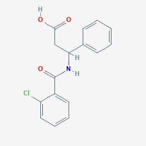 3-[(2-Chlorophenyl)formamido]-3-phenylpropanoic Acid图片