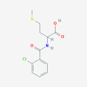 2-[(2-Chlorophenyl)formamido]-4-(methylsulfanyl)butanoic Acid图片