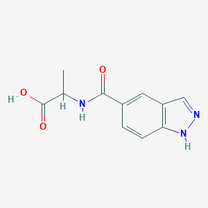 2-[(1H-indazol-5-yl)formamido]propanoic acid图片