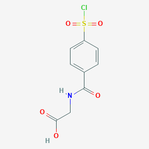 2-{[4-(Chlorosulfonyl)phenyl]formamido}acetic Acid图片