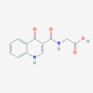 2-[(4-Hydroxyquinolin-3-yl)formamido]acetic Acid图片