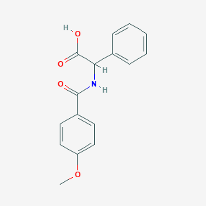 2-[(4-Methoxyphenyl)formamido]-2-phenylacetic Acid图片