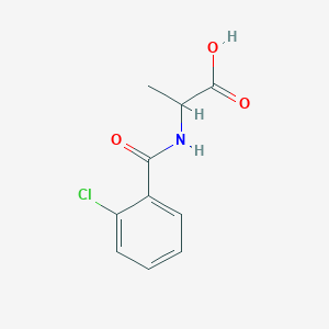 2-[(2-Chlorophenyl)formamido]propanoic Acid图片