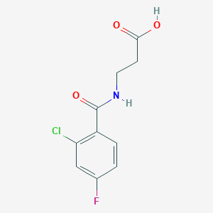 3-[(2-Chloro-4-fluorophenyl)formamido]propanoic Acid图片