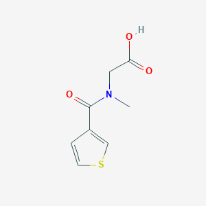2-(N-methyl-1-thiophen-3-ylformamido)acetic Acid图片