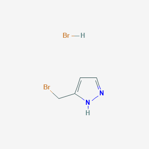 3-(Bromomethyl)-1H-pyrazole Hydrobromide图片