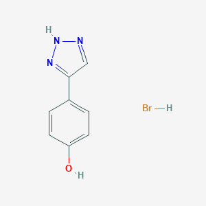 4-(1H-1,2,3-Triazol-4-yl)phenol Hydrobromide图片