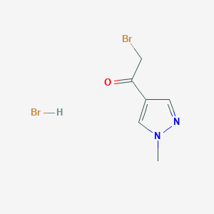 2-bromo-1-(1-methyl-1H-pyrazol-4-yl)ethan-1-one hydrobromide图片