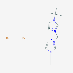 3,3'-Methylenebis(1-tert-butyl-3-imidazolium Bromide)图片