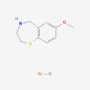 7-Methoxy-2,3,4,5-tetrahydro-1,4-benzothiazepine Hydrobromide图片