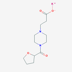 potassium 3-[4-(oxolane-2-carbonyl)piperazin-1-yl]propanoate图片