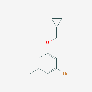 1-Bromo-3-(cyclopropylmethoxy)-5-methylbenzene图片