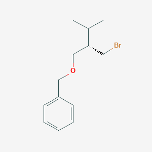 (S)-[[2-(Bromomethyl)-3-methylbutoxy]methyl]benzene图片