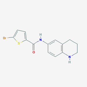 5-bromo-N-(1,2,3,4-tetrahydroquinolin-6-yl)thiophene-2-carboxamide图片