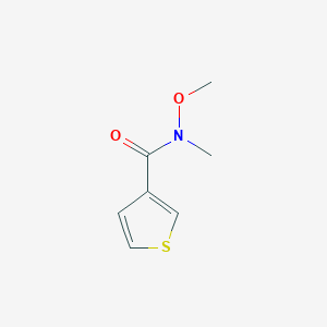 N-methoxy-N-methylthiophene-3-carboxamide图片