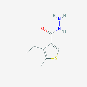 4-ethyl-5-methylthiophene-3-carbohydrazide图片