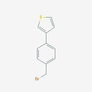 3-[4-(Bromomethyl)phenyl]thiophene图片