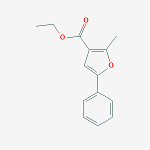 2-Methyl-5-phenyl-furan-3-carboxylic acid ethyl ester图片