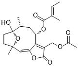 8α-Tigloyloxyhirsutinolide 13-O-acetate图片
