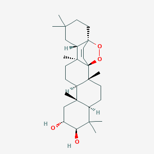 14,17-Epidioxy-28-nor-15-taraxerene-2,3-diol图片