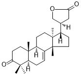 3-Oxo-24,25,26,27-tetranortirucall-7-en-23,21-olide图片