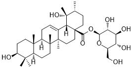Pomolic acid 28-O-β-D-glucopyranosyl ester图片