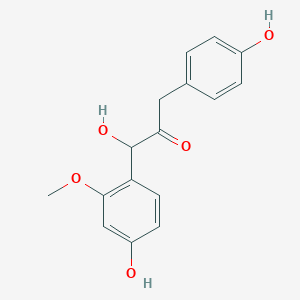 1-Hydroxy-1-(4-hydroxy-2-methoxyphenyl)-3-(4-hydroxyphenyl)propan-2-one图片