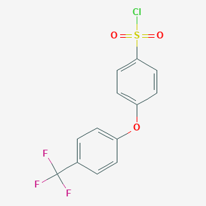4-[4-(Trifluoromethyl)phenoxy]benzenesulfonyl chloride图片