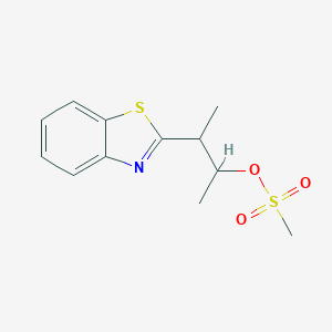 3-(1,3-benzothiazol-2-yl)butan-2-yl methanesulfonate图片