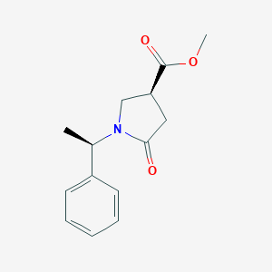 (S)-Methyl5-oxo-1-((R)-1-phenylethyl)pyrrolidine-3-carboxylate图片