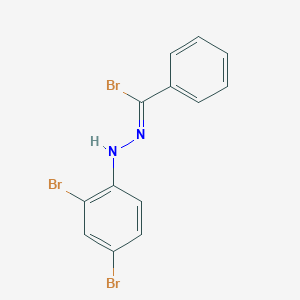 1-[Bromo(phenyl)methylene]-2-(2,4-dibromophenyl)-hydrazine图片