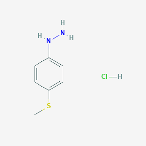 1-(4-(Methylthio)phenyl)hydrazine Hydrochloride图片