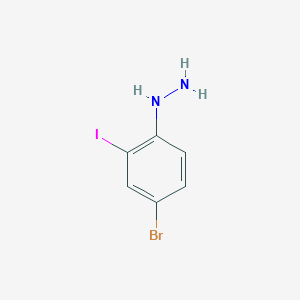 (4-Bromo-2-iodophenyl)hydrazine hydrochloride图片