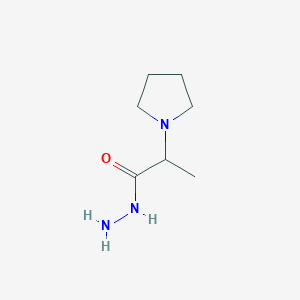 2-(1-Pyrrolidinyl)propanohydrazide图片