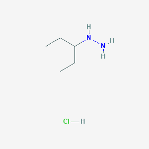 1-(戊烷-3-基)肼盐酸盐图片