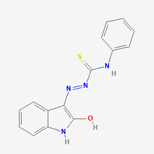 2-(2-oxo-1,2-dihydro-3H-indol-3-yliden)-N-phenyl-1-hydrazinecarbothioamide图片