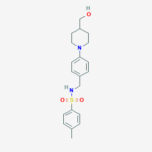 N-{4-[4-(Hydroxymethyl)piperidino]benzyl}-4-methylbenzenesulfonamide图片