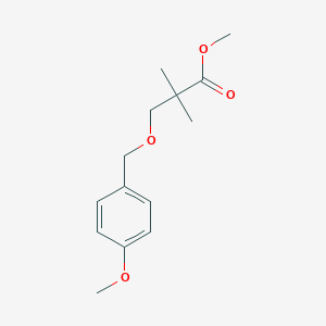 3-(4-Methoxybenzyloxy)-2,2-dimethylpropionic acid methyl ester图片
