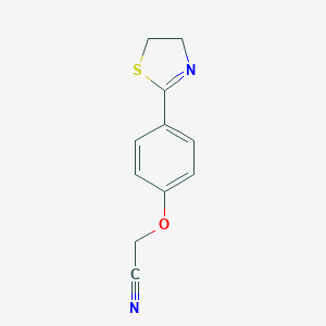 2-[4-(4,5-Dihydro-1,3-thiazol-2-yl)phenoxy]acetonitrile图片