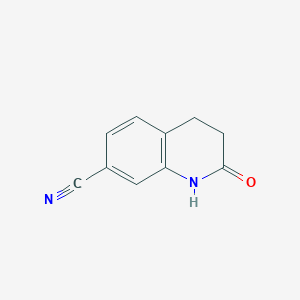 2-Oxo-1,2,3,4-tetrahydroquinoline-7-carbonitrile图片