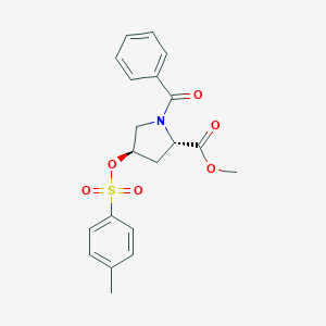 (2S,4R)-Methyl 1-benzoyl-4-(tosyloxy)-pyrrolidine-2-carboxylate图片
