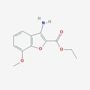 Ethyl 3-amino-7-methoxy-1-benzofuran-2-carboxylate图片